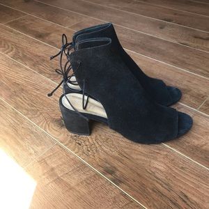 Schutz peep toe booties